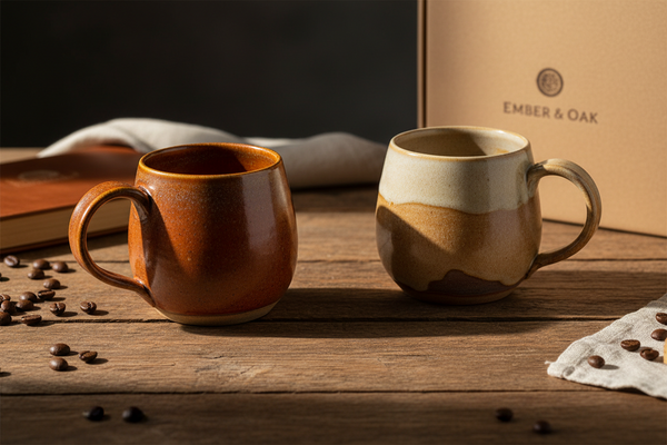 Ember & Oak Handmade Ceramic Mug Set
