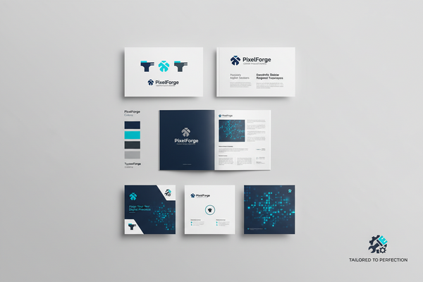 PixelForge — Custom Brand Identity Package