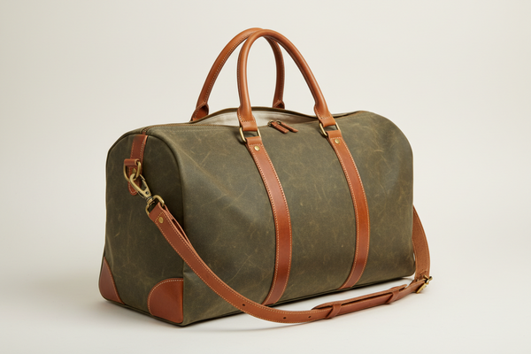 Ridgeline Waxed Canvas Weekender Bag